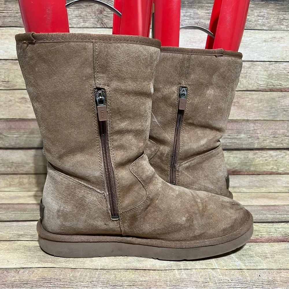 Ugg Brown Suede Celvin Winter Boots